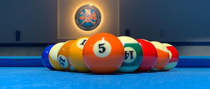 Poolbillard im Billard Union Kassel 2000 e.V.